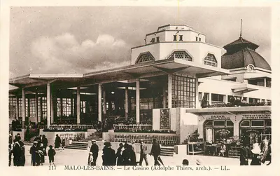 Malo-les-Bains — O Casino (Adolphe Thiers, arq.) — LL.