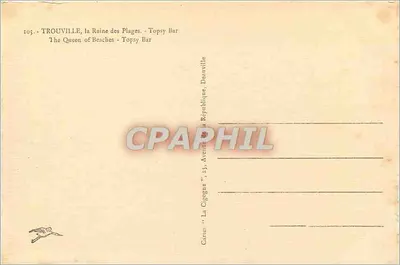 TROUVILLE, la Regina delle Spiagge — Topsy Bar — editore Deauville — Verso