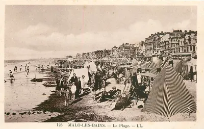 MALO-LES-BAINS — A Praia — LL. — n°123