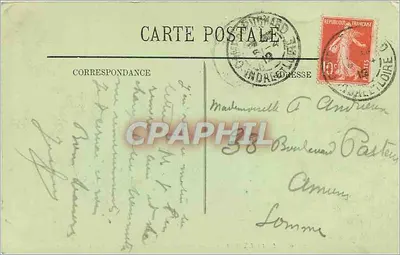 Azay-le-Rideau — O Castelo — O parque e a fachada meridional — LL. — Verso