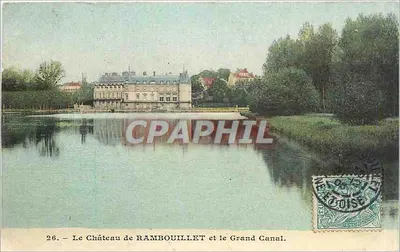 O Castelo de RAMBOUILLET e o Grande Canal — n°26 — A. Bourdier, Versailles