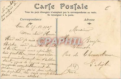 CAEN — Port i Katedra Trójcy Świętej — Nordhig — Rewers