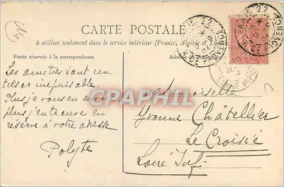 Caen — La Chiesa di San Ouen — L. D. Hécleux — Verso