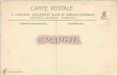 Ovo decorativo com violetas — K.F. Éditeurs, Paris — Verso