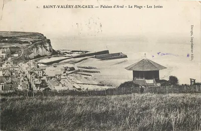 Saint-Valéry-en-Caux — Falaises d'Aval - A Praia - As Pontas — Danguy impressor editor