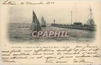 Le Havre — A Entrada do Porto no Momento da Maré — ND Fotografia