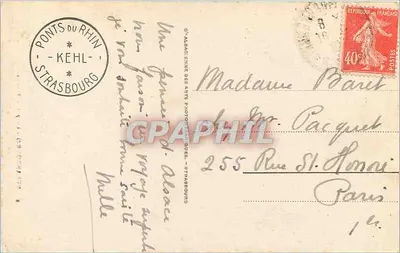 Estrasburgo - Petite France — n° 95 — Reverso