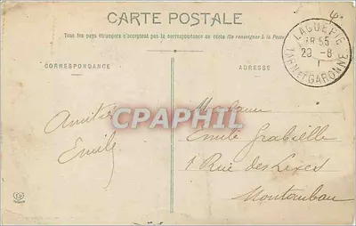 Le Tarn — Roche du Château de Thumiez et le Viaur, près Pampelonne — Phototypie Labouche, Toulouse — Verso