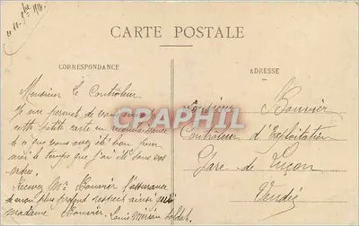 Arras - A Estação ( Vista externa ) — Ed. B., Arras, n° 36 — Verso
