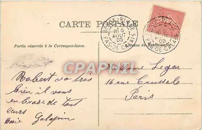 Berck-Plage — Szpital Cazin-Perrochaud — La Sirène, n°212 — Rewers