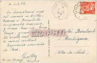 Bonnétabelle (Sarthe) — Perspektywa czterech wież — wydawca Lafferre, nr 2735 — Rewers