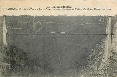 Lapleau — Recepção do Viaduto — La Corrèze Illustrée