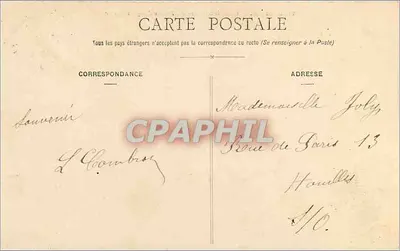 Bourges — Cour interna do Palácio Jacques-Cœur — Editor: BANOUVILLES & CIE — Verso