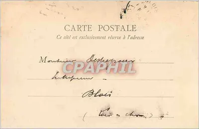 La Rochelle — Wieża Latarni zwana Czterema Strażnikami — B.F. Paris — Rewers