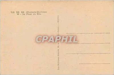 Wyspa Ré (Charente-Maritime) — Plaża aux Eols — Wydawnictwo Nozars — Rewers