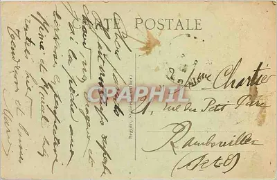 Pontaumur — Widok z wapienia — wydawca Idéal, nr 2902 — Rewers