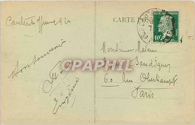 Cauterets — Vista geral — Os Pirineus, n°408, editor Marmont — Verso