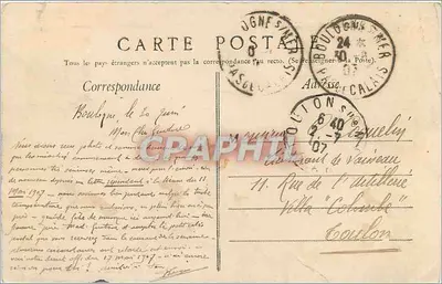Boulogne-sur-Mer — Halle da prisão — Edição Galeries de Douss-Passage n° — Verso