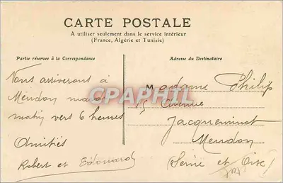 Paris-Plage — Rua de Etaples — MT — Verso
