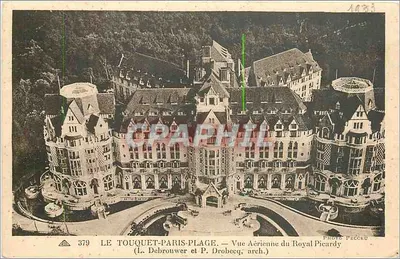 Le Touquet-Paris-Plage — Vista Aérea do Royal Picardy (L. Debrouwer e P. Drobecq, arq.)