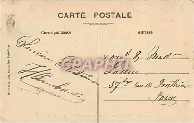 Le Touquet - Dunas de areia nos Bosques de Pinheiros — G. S. — Verso