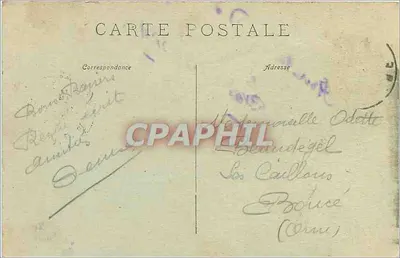 Alençon — Prefektura — Dla Sojuszników, 8, rue Cadet, Paryż — Rewers