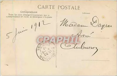 El Gour de Tazenat — La Auvergne pittoresca — 2172 — Reverso