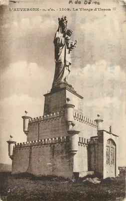 A Virgem de Usson — estátua monumental — P. de Dôme, n° 1509