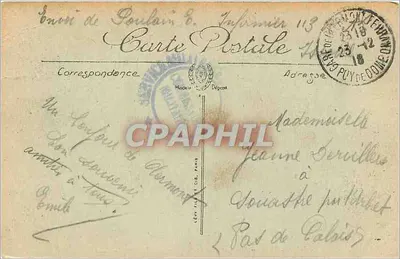 Clermont-Ferrand — Źródło z kamieni — Subjekty z kamieni — LL. — N° 116 — Rewers