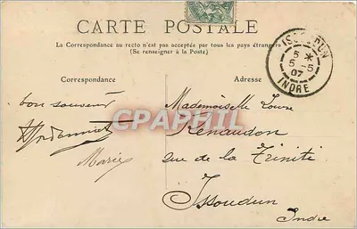 Royat — Widok z powietrza z zakładu termalnego — L'Auvergne, 707 — Rewers