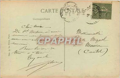 Murols — O Castelo — L'Auvergne Pittoresque, n°509 — Verso