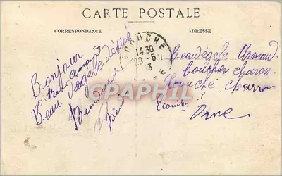 Saint-Calais — A Torre, Velho Castelo — editor desconhecido — Verso