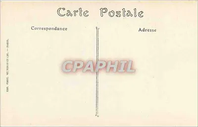 Pałac w Compiègne — Sypialnia Marie-Antoinette — ND. Phol. — Rewers