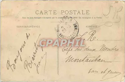 Biarritz Artystyczny — Dwa kasyno i ogrody plażowe — Coll. Gorce, fot. i wyd., Talence (Gironde) — Rewers