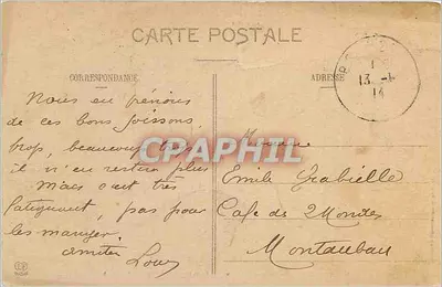 Fontaine intermitente de Fontestonnes, perto de Bélesta — L. Allinge — n°87 — Verso