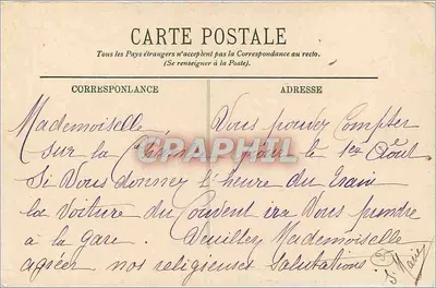 Lourdes — Klasztor Niepokalanego Poczęcia — wydawca nie widoczny — Rewers