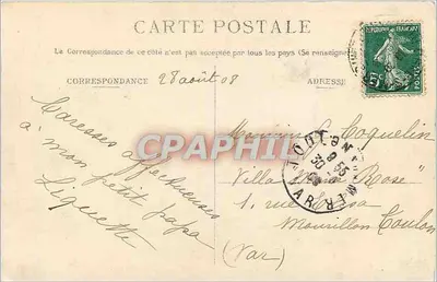 Boulogne-sur-Mer — Porta Gayole — editor G. Desp. n°35 — Verso
