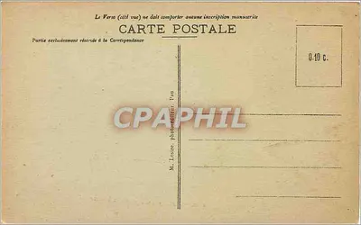 Pau — As Pirineus e o Gave — editor Lestre, n° 8 bis — Verso