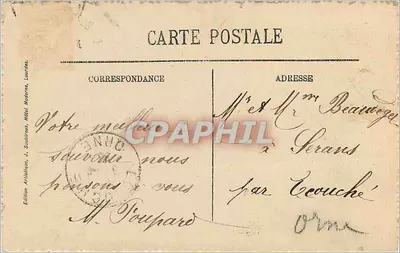 Lourdes — La Grotte — Les Robinets — Édition Artistique, J. Saulibrau, Lourdes — Verso