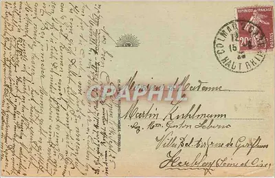 Colmar - Dom Rycerzy Świętego Jana — wydawca nieznany, nr 72 — Rewers