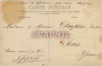 Collioure — Pozostałości zabytkowych umocnień — wydawca nieznany, numer serii nie widoczny — Rewers