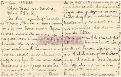 Le Mans — Most X — Zbudowany w 1898 roku dla przejazdu tramwajów parowych i elektrycznych miasta, obok Mostu Yssoir — Rewers