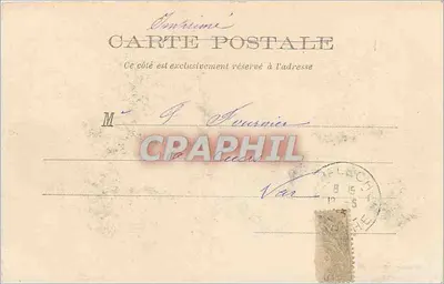 Le Mans — Katedra NMP Couture i Prefektura — Fototypia J. Bouverel, Le Mans — Rewers