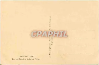 Gunnel e Roccia di Capluc — Gole del Tarn — editore ARGRA — Verso