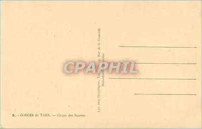 Cirque des Baumes — Gorges du Tarn — ARGRA — Rewers