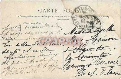 Arredores de Nîchy — Castelo de Busset — Staerck, Paris — Verso