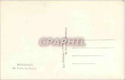 A Porta do Palácio — Bordeaux — Tito — Verso