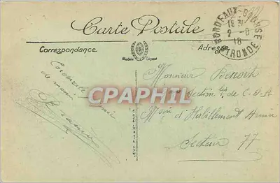 Bordeaux — Les Allées de Tourny — LL. — Sélecta 119 — Verso
