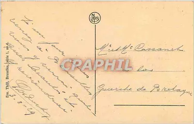 Bruxelas-Laeken — Pavilhão Chinês e Torre Japonesa — Editor N.ELS, série 1, n° 6 — Verso