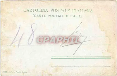 Jezioro Garda — Wila Borghese — wydawca A. Pandini, Brescia, nr 9085 — Rewers